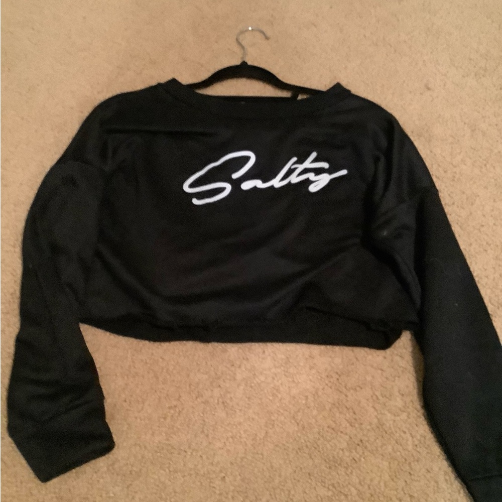 Black Women's Crop Top